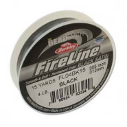 Fireline Perlenfaden 0.12mm (4lb) Black - 13.7m